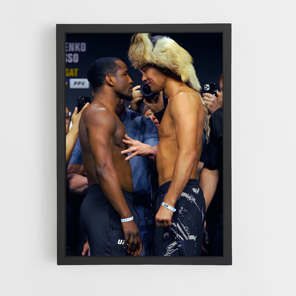 Poster Frères de Foulard – affiche MMA (vue 2)